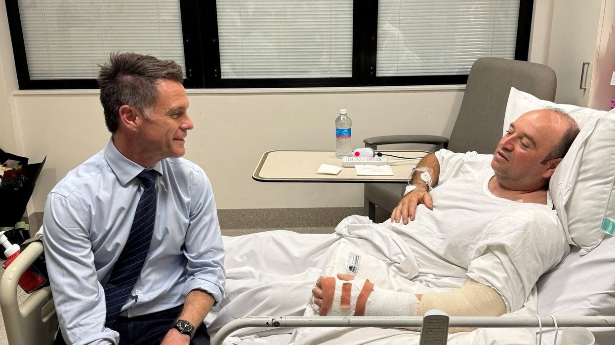 Ahmed al Ahmed in hospital