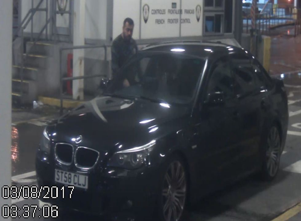 Ahmed at UK controls outbound Eastern Docks Dover