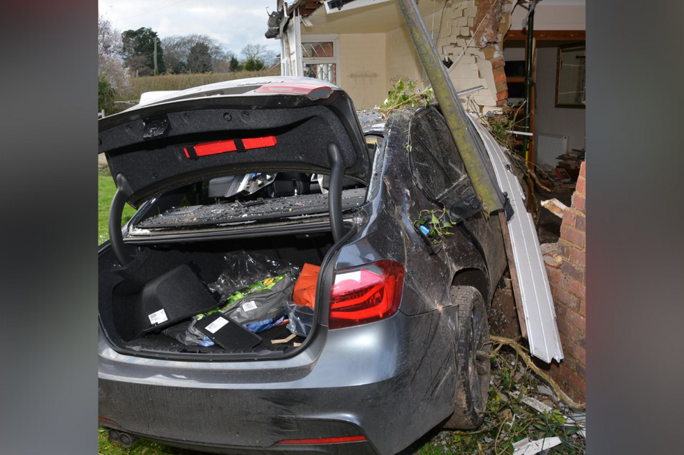 Ahmed was driving at around 110mph\u200b
