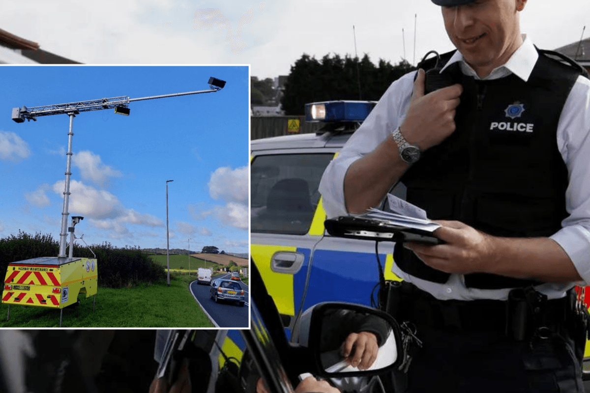 AI camera and police officer