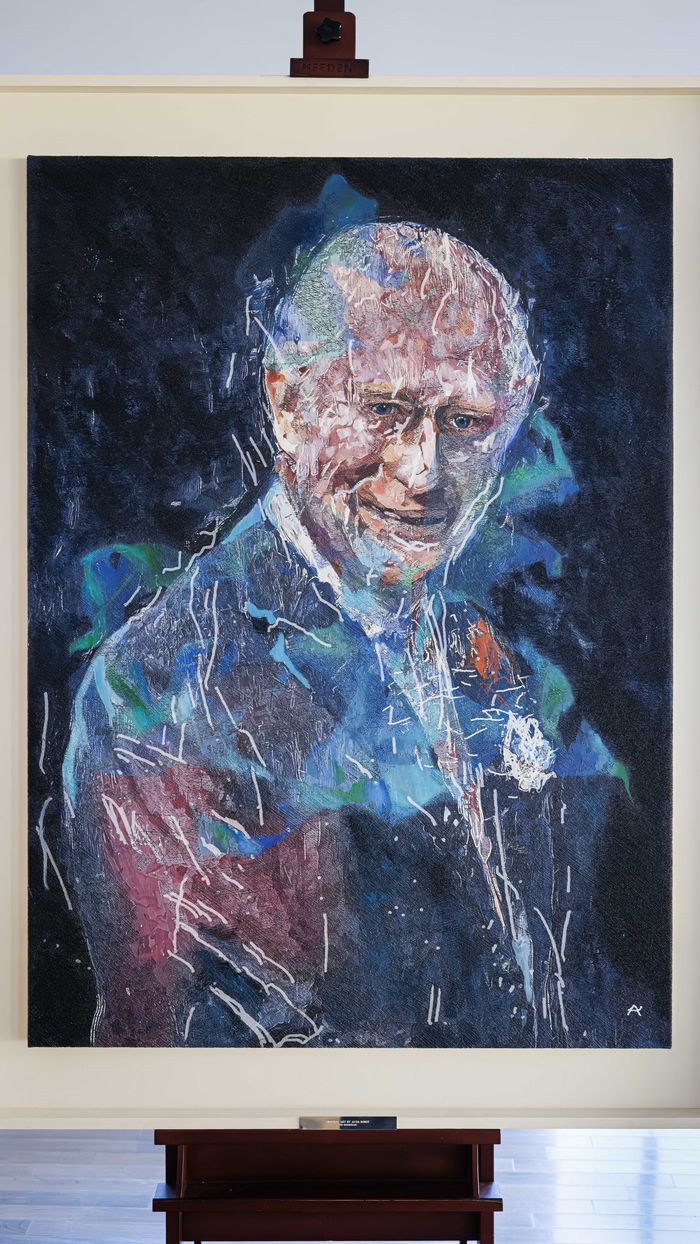 Ai-Da / King Charles portrait