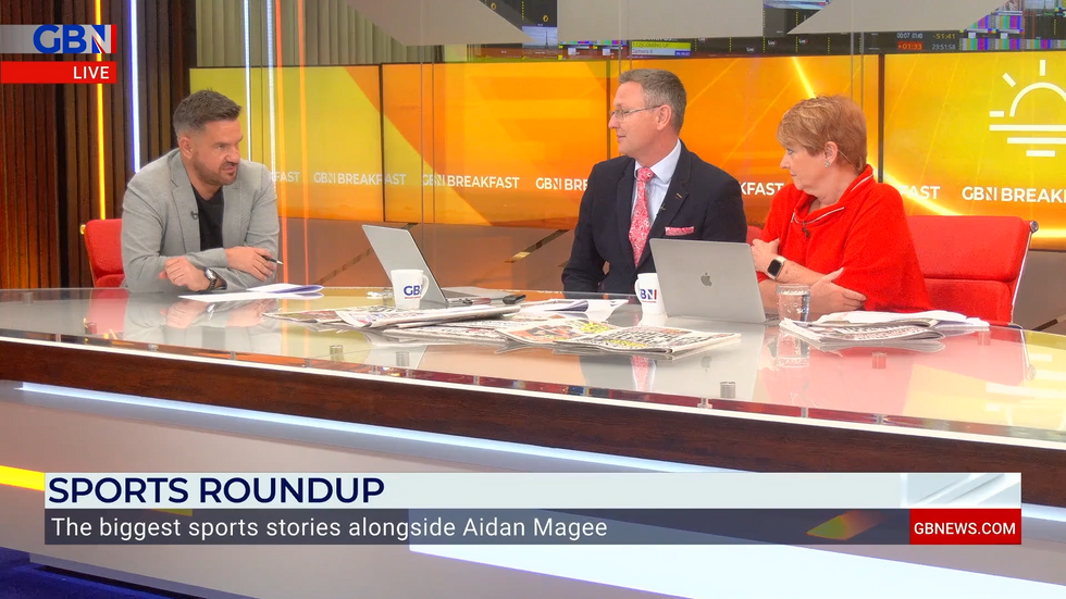 Aidan Magee, Stephen Dixon and Anne Diamond