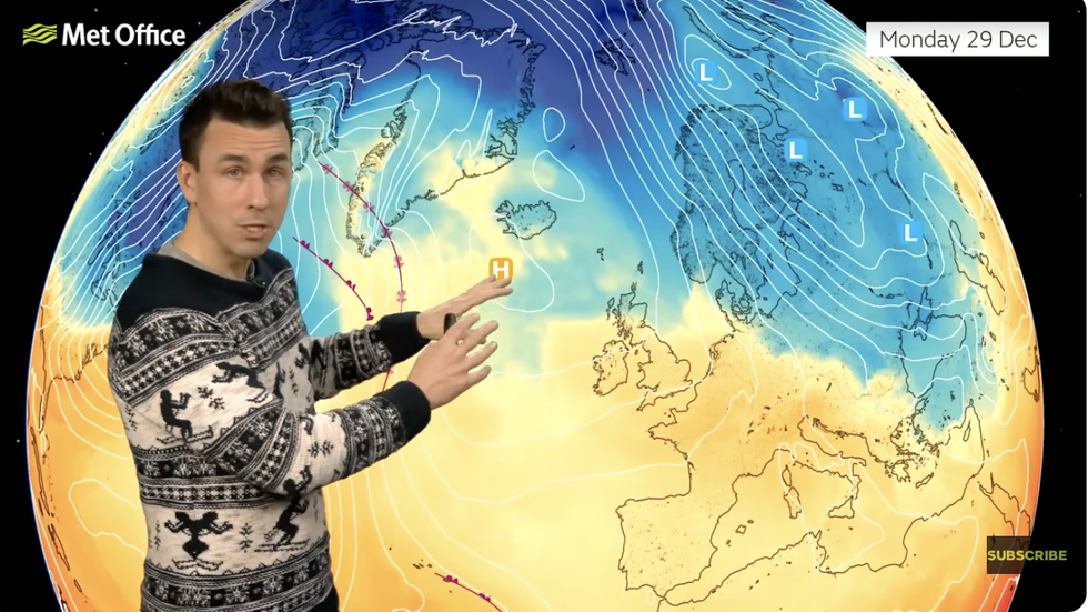 Aidan McGivern describes what the high pressure zone sitting over the UK means for us