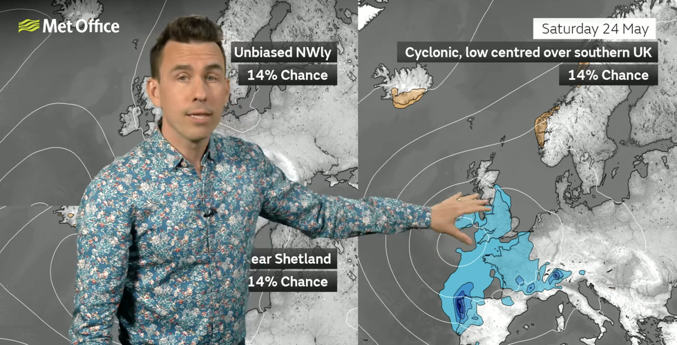 Aidan McGivern warns low pressure is about to return