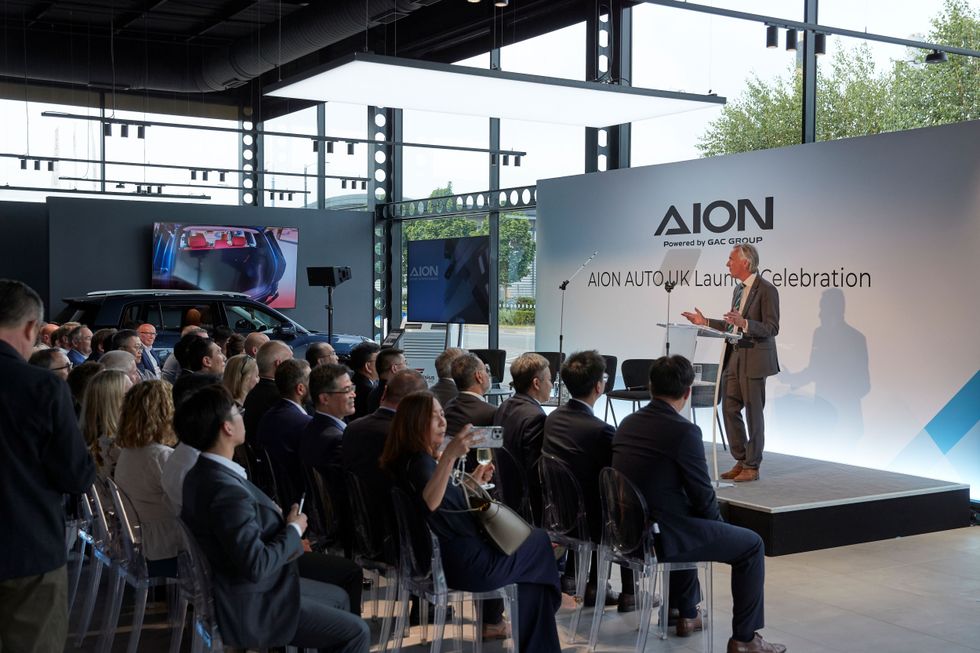 Aion has officially launched in the UK with a glitzy event at its HQ on the outskirts of London