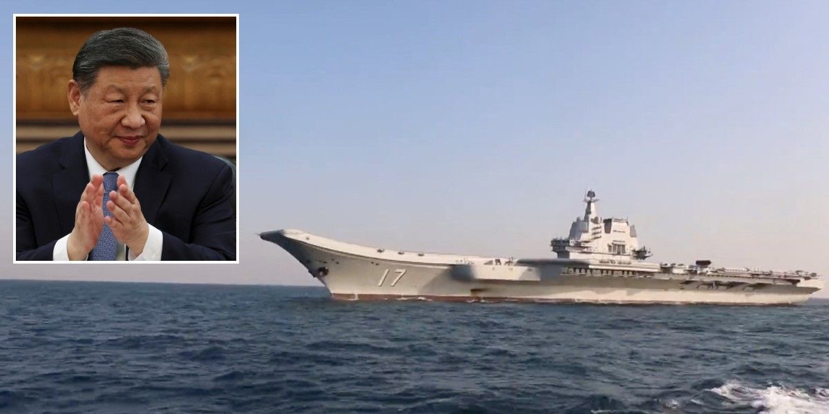 NextImg:War fears surge as China surrounds Taiwan with 19 warships and 50 warplanes in 'stern independence warning'