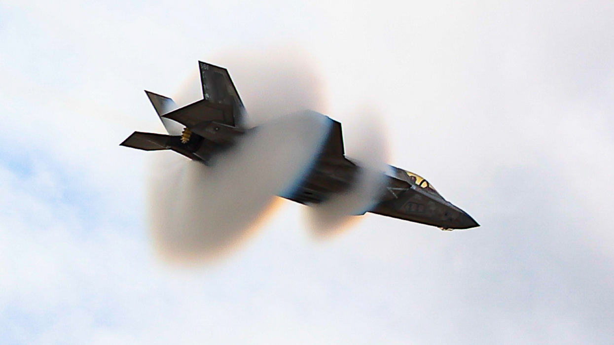 Aircraft going supersonic