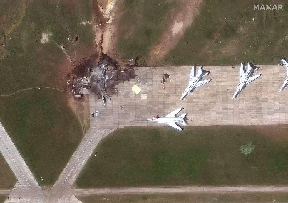 Airfield attack aftermath