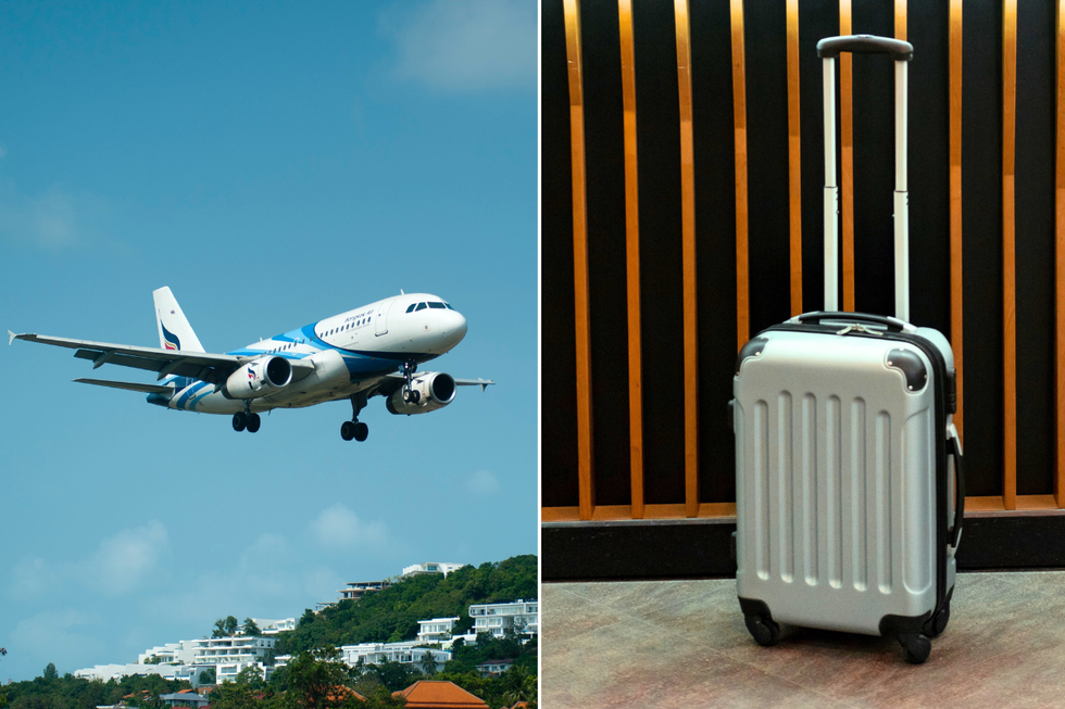 Airplane suitcase