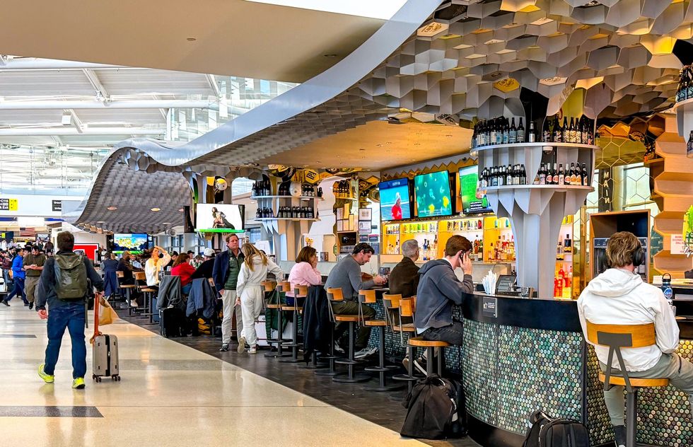 Airport bar