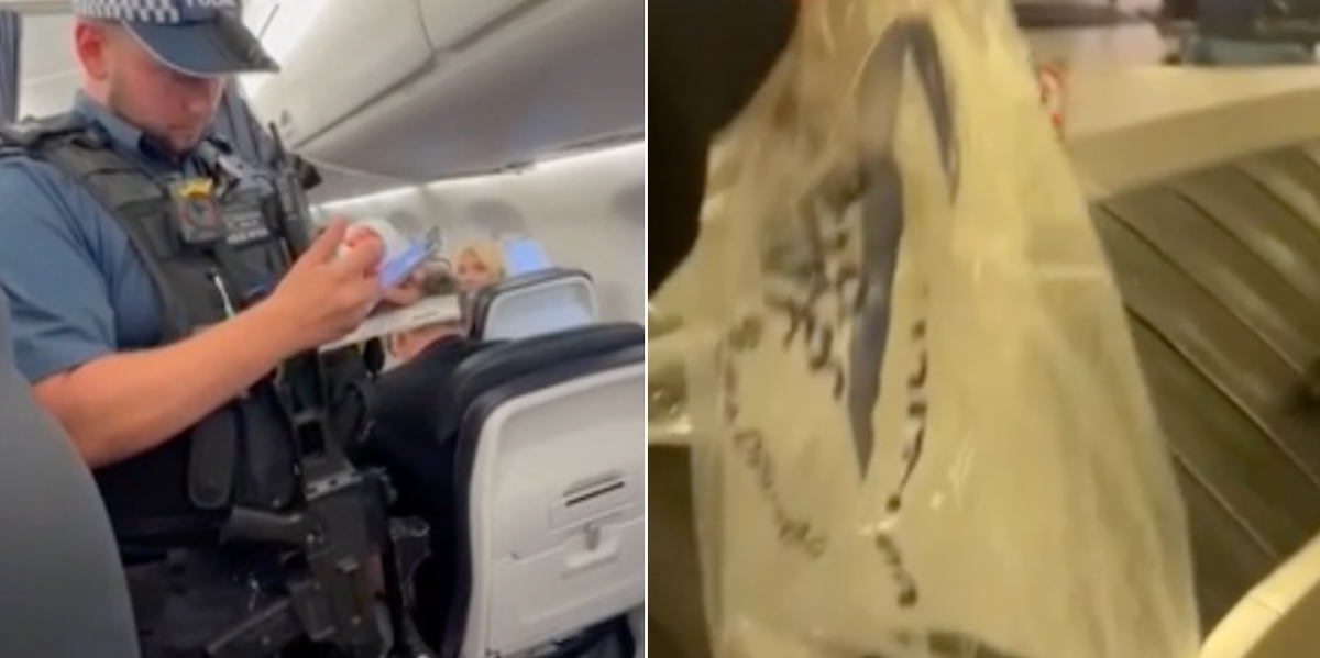 NextImg:Shocking moment armed Met Police ground flight over patients' prescription medication: 'Appalling!'
