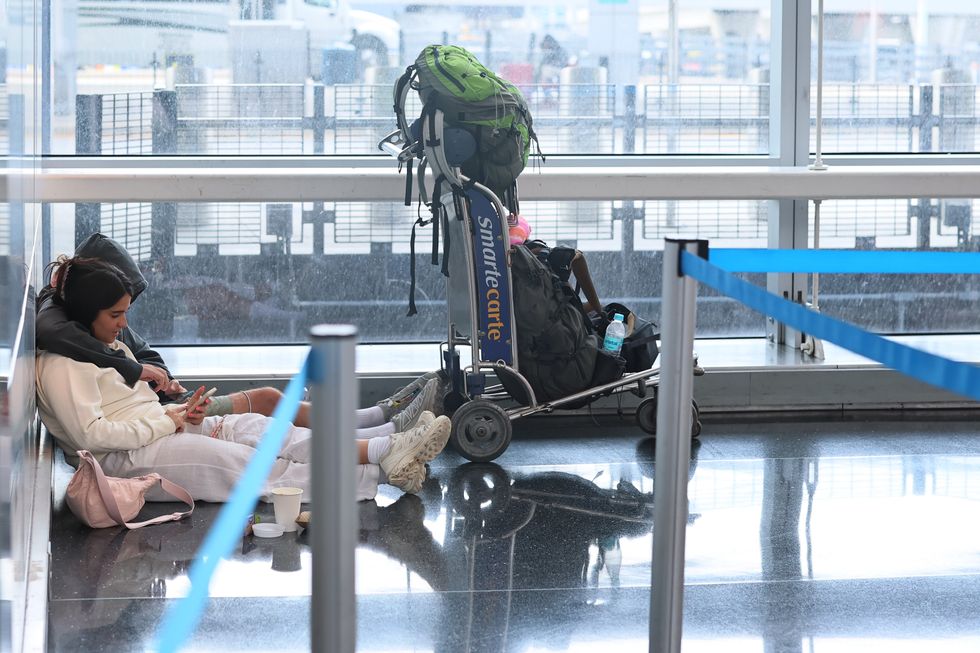 Airport floor