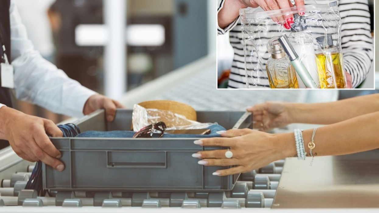 Airport security / 100ml liquid bag