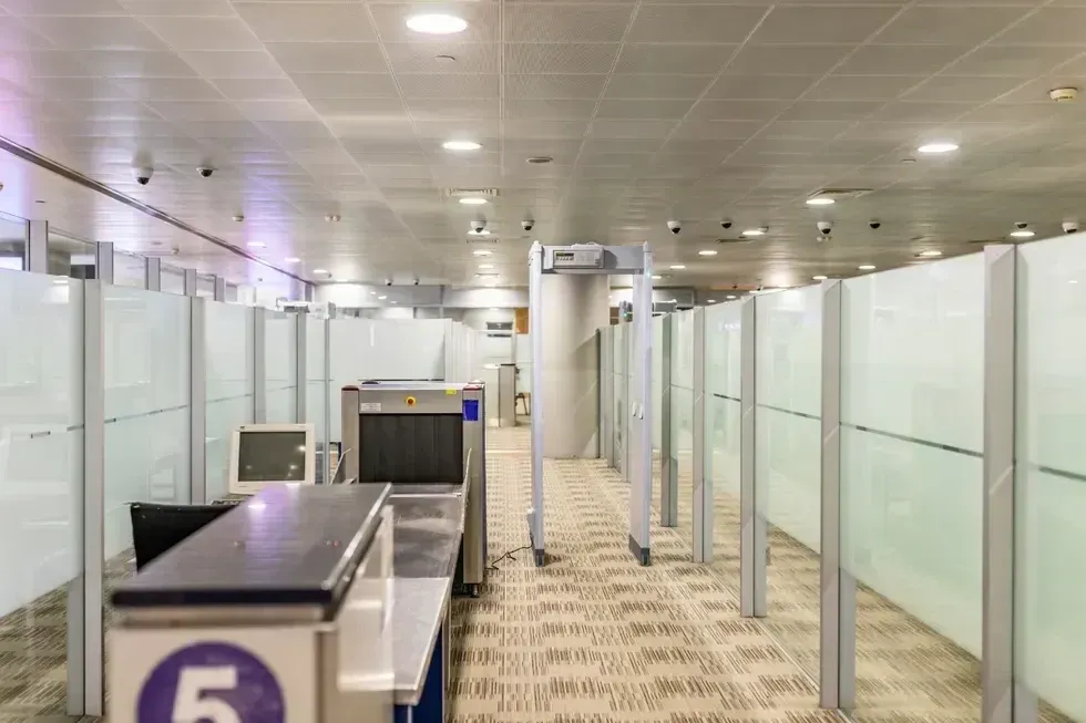 Airport security checks