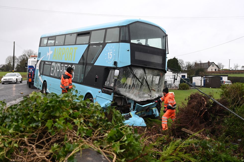 Airport transfer bus in Northern Ireland
