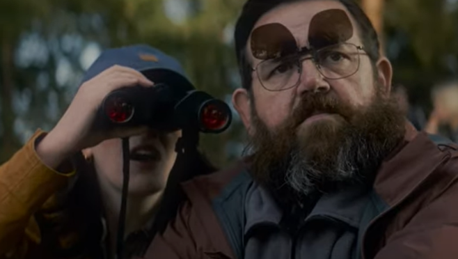 Aisling Bea and Nick Frost