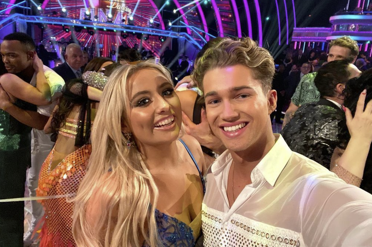 AJ Pritchard and Saffron Barker