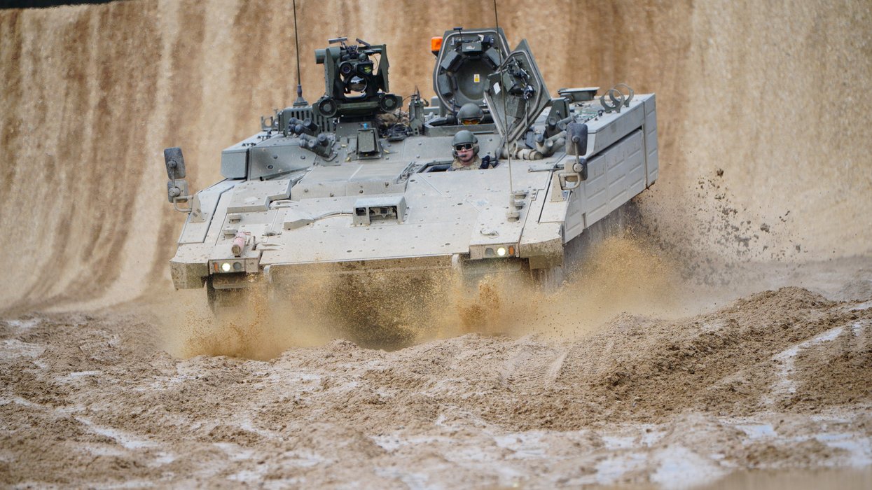 Ajax armoured vehicle