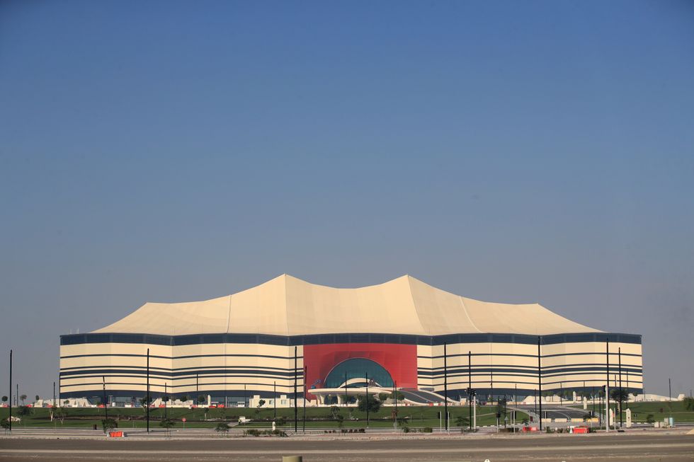 Al Bayt stadium in Al Khor, Qatar.