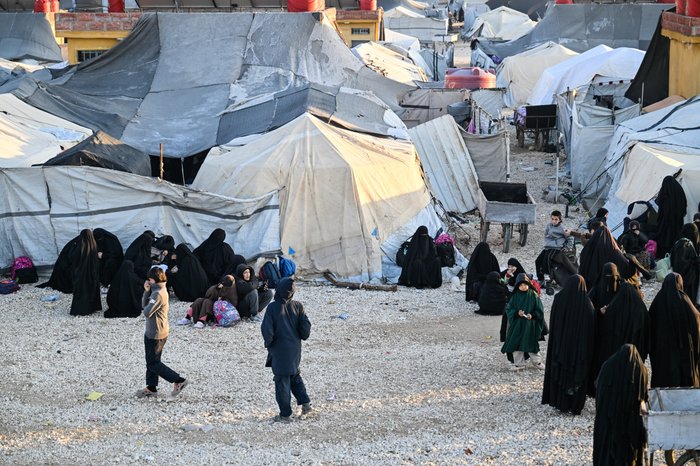Al-Hawl camp in Syria