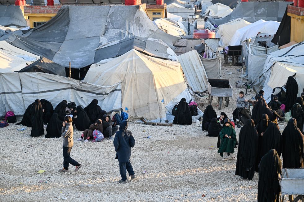 Al-Hawl camp in Syria