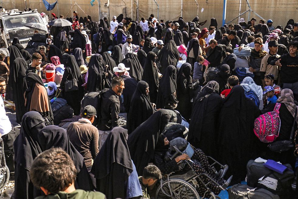 Al-Hol camp in Syria