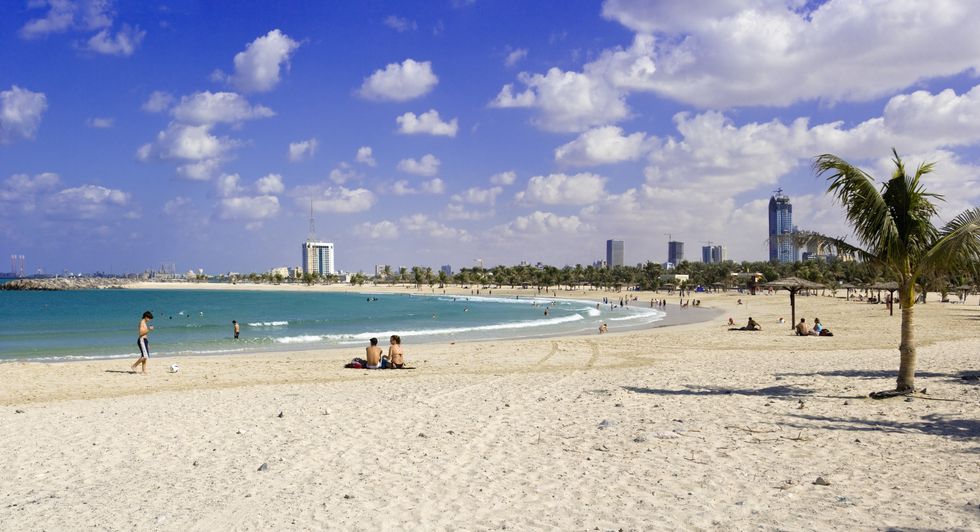 al mamzar beach park in Dubai