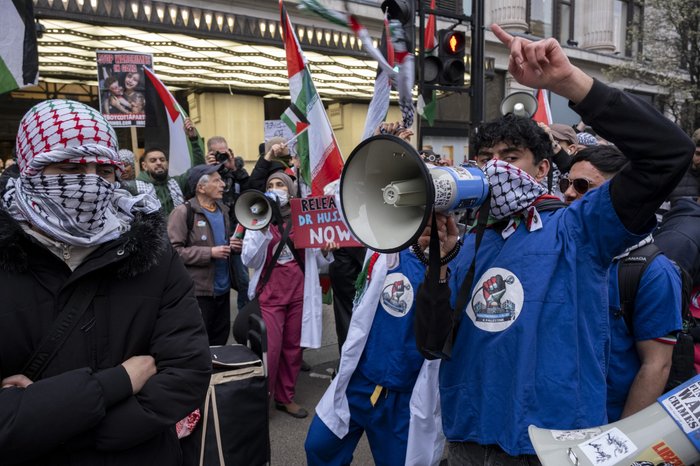 Al Quds protesters on streets of London