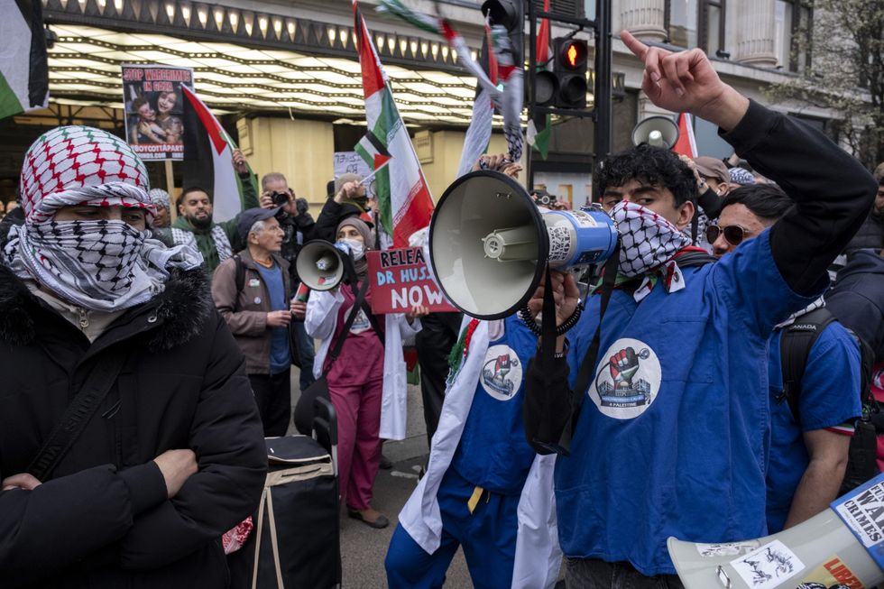 Al Quds protesters on streets of London