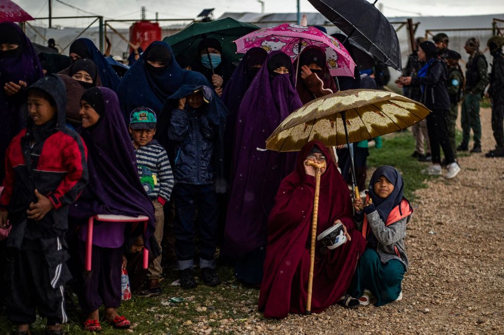 Al-Roj camp in northeast Syria
