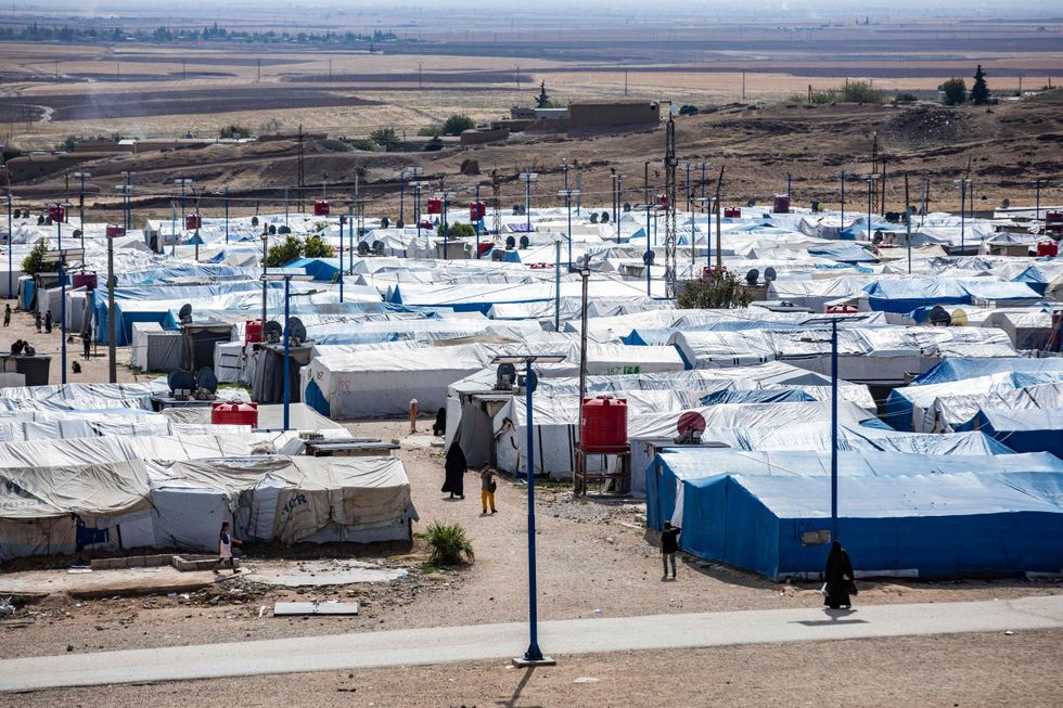Al Roj camp in Syria