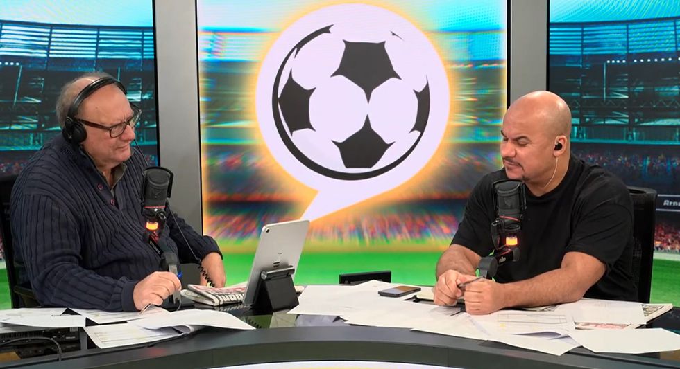 Alan Brazil came off air around 8am as Gabriel Agbonlahor took over