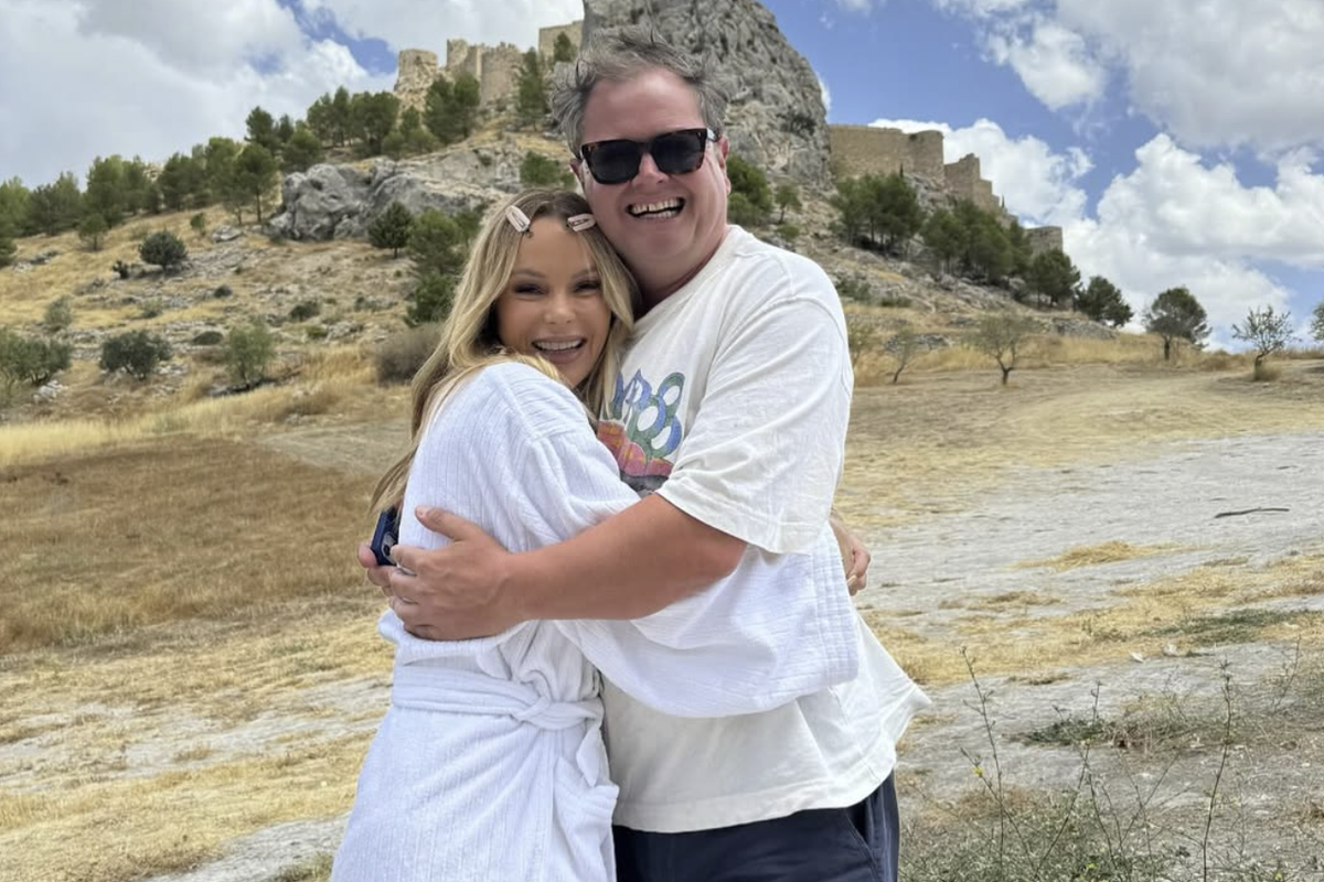 Alan Carr and Amanda Holden