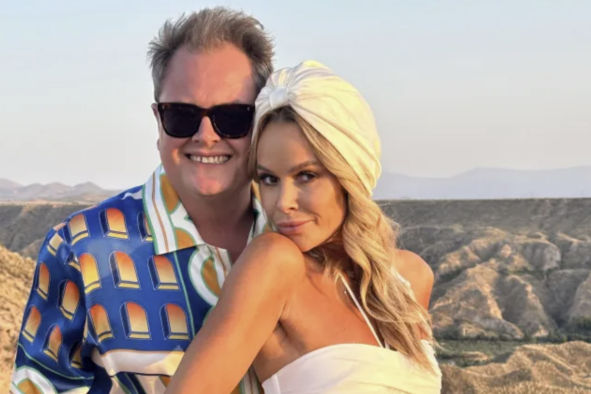 Alan Carr and Amanda Holden