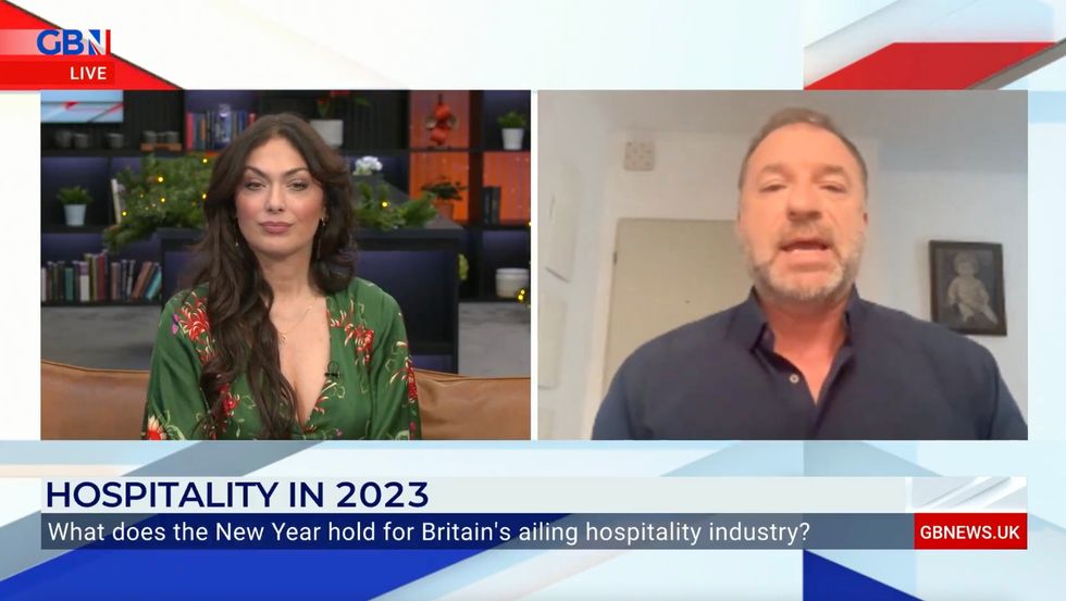 Alan Miller joined Tonia Buxton on GB News