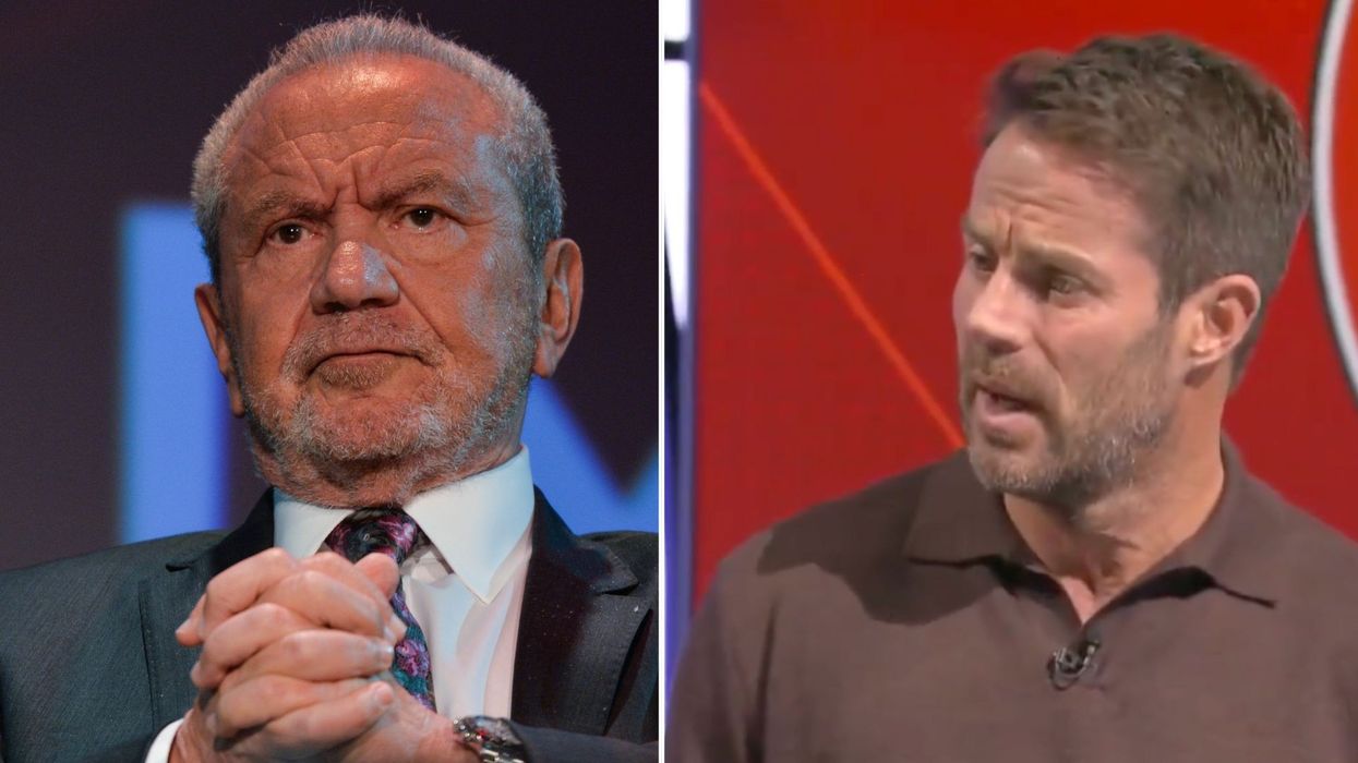 Alan Sugar and Jamie Redknapp