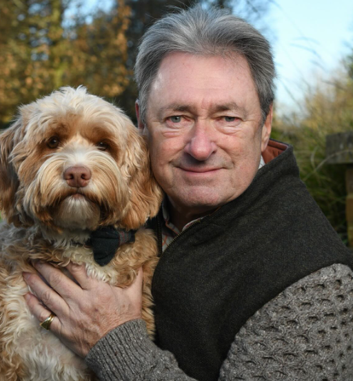 Alan Titchmarsh and dog
