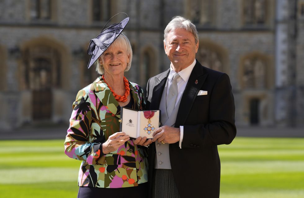 Alan Titchmarsh was joined by his wife