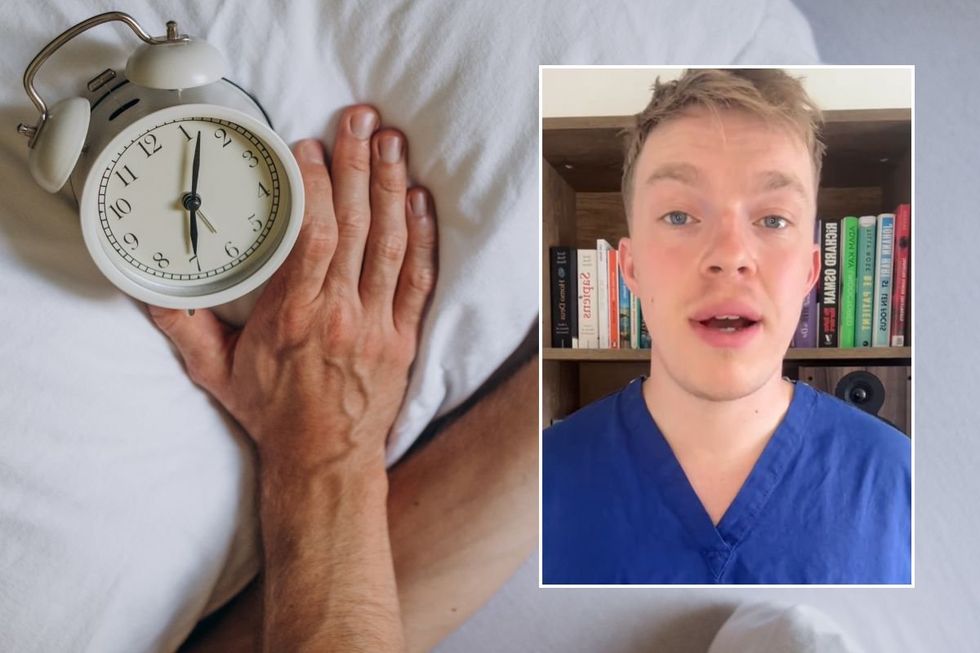 Alarm clock and Dr Arthur headshot