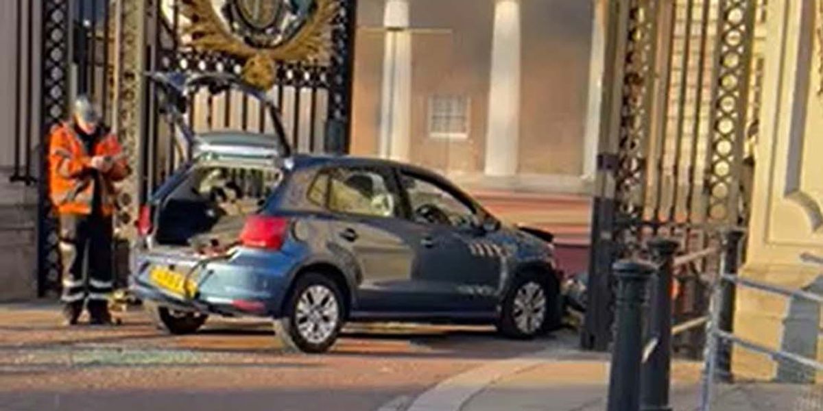 Man pleads guilty to causing £24,000 damage after crashing into front gates of Buckingham Palace Man pleads guilty to causing £24,000 damage after crashing into front gates of Buckingham Palace