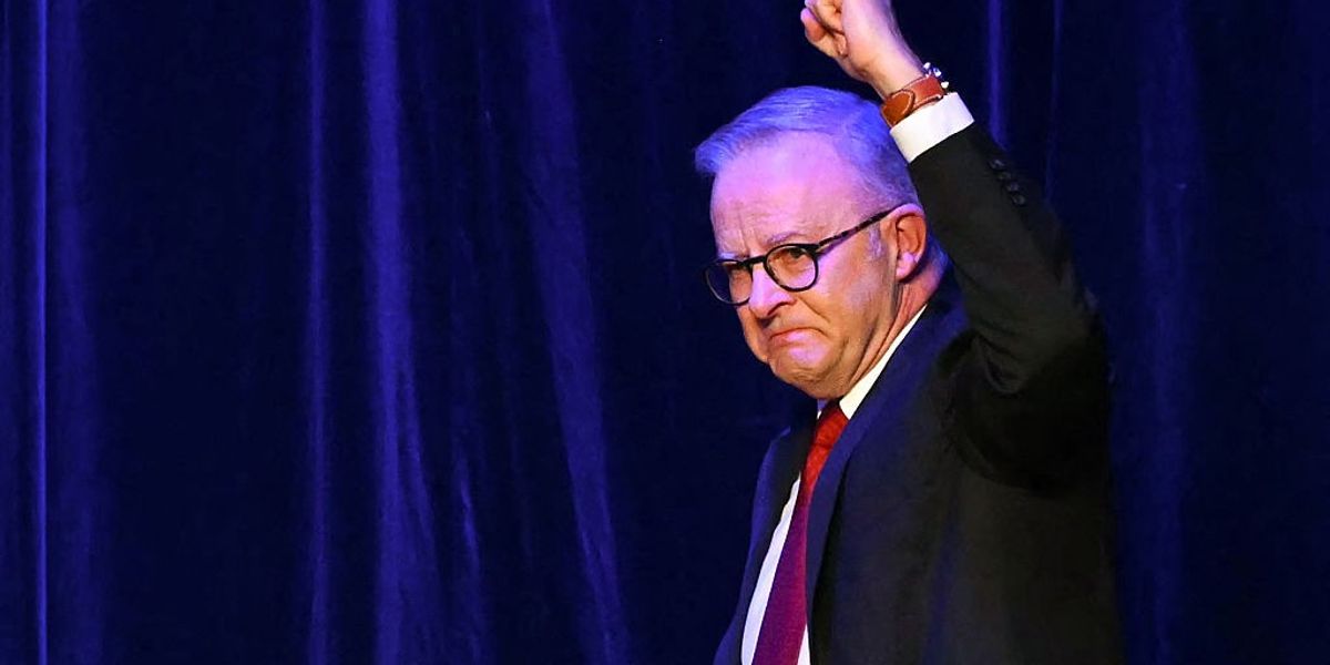 NextImg:Australia election 2025: Anthony Albanese hails win for 'homegrown values' as he takes veiled swipe at Trump