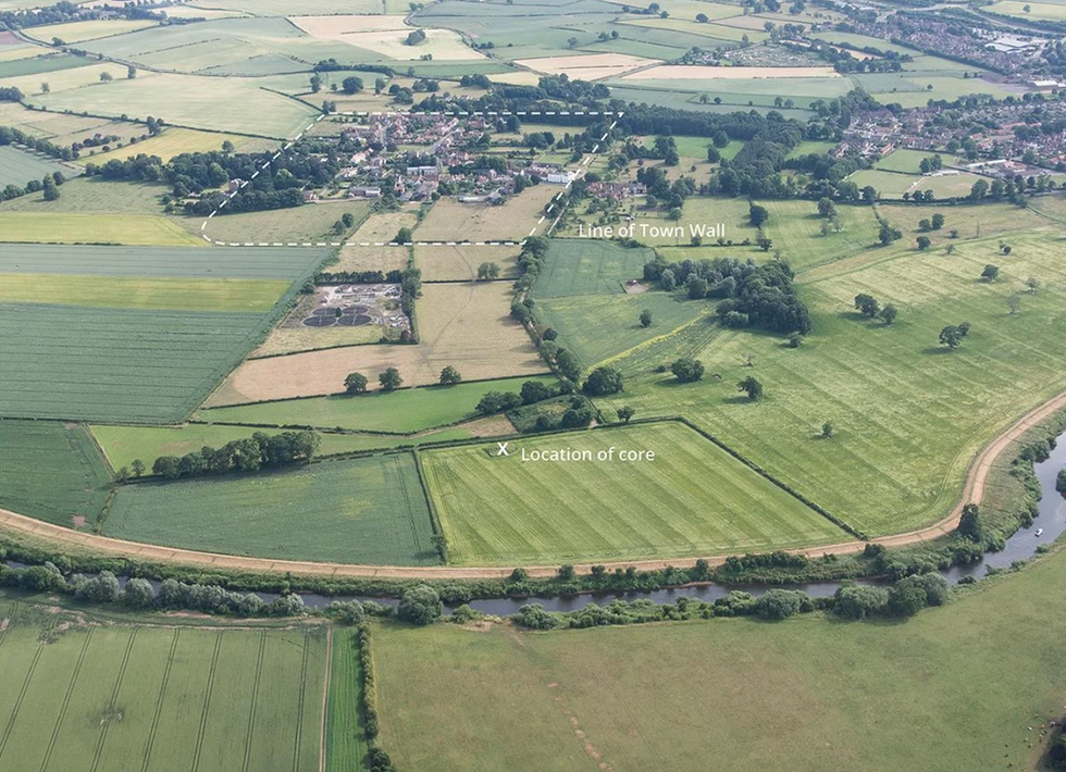 Aldborough aerial photograph