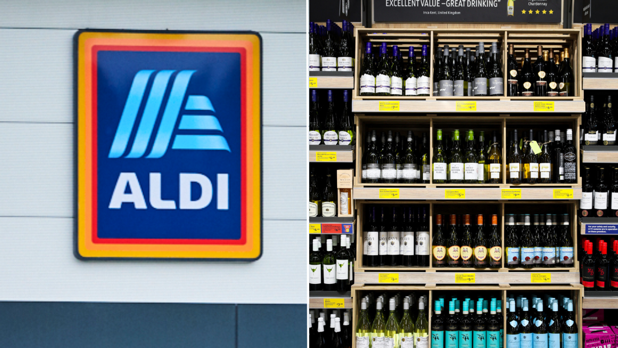 Aldi / bottles of wine