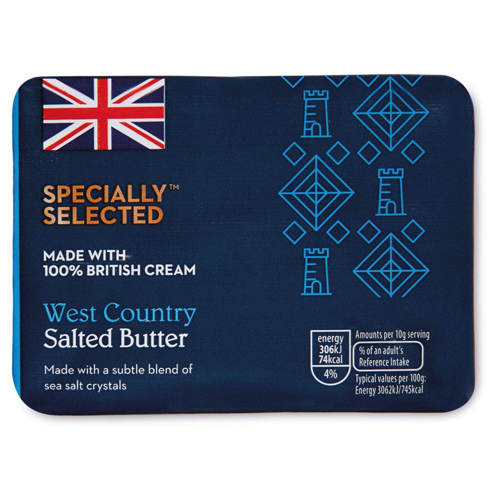 Aldi butter packaging