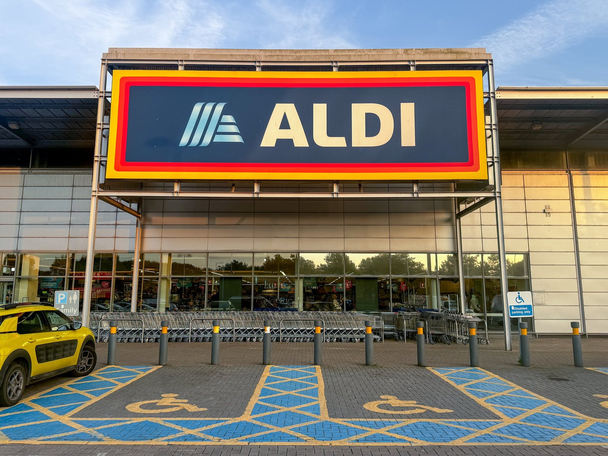 Aldi car park