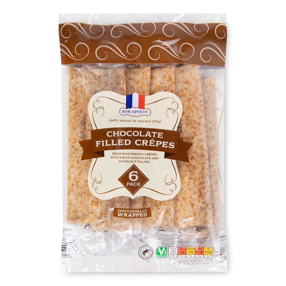Aldi Chocolate Filled Cr\u00eapes