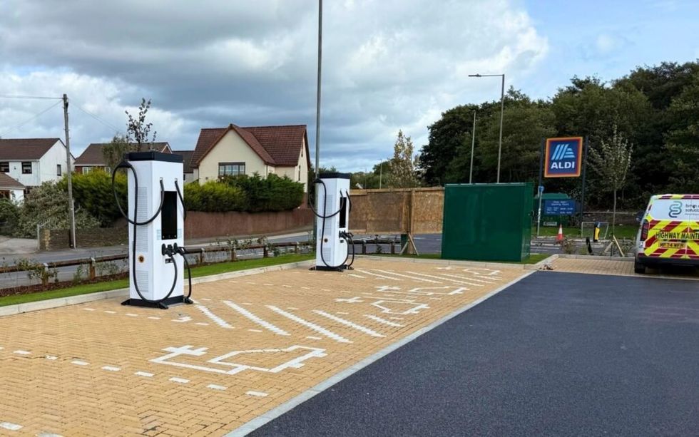 Aldi electric car parking spaces