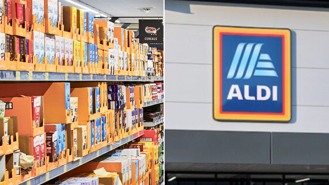 Aldi food in store