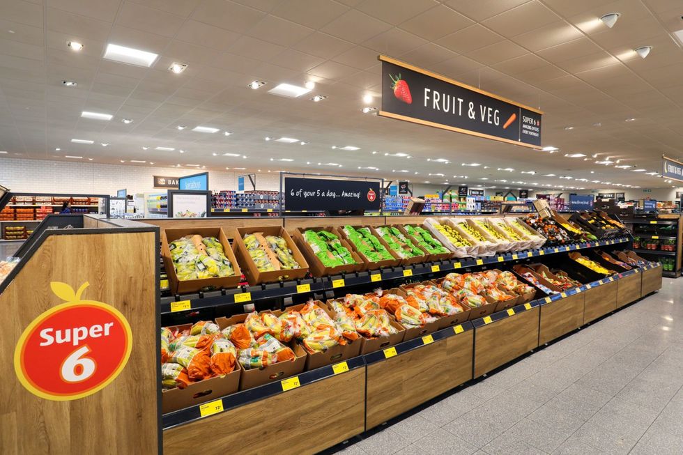 Aldi fruit and vegetables