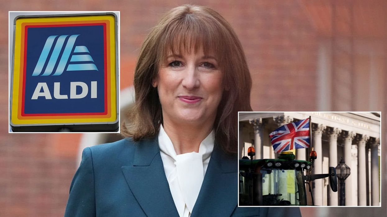 Aldi Rachel Reeves farm protest